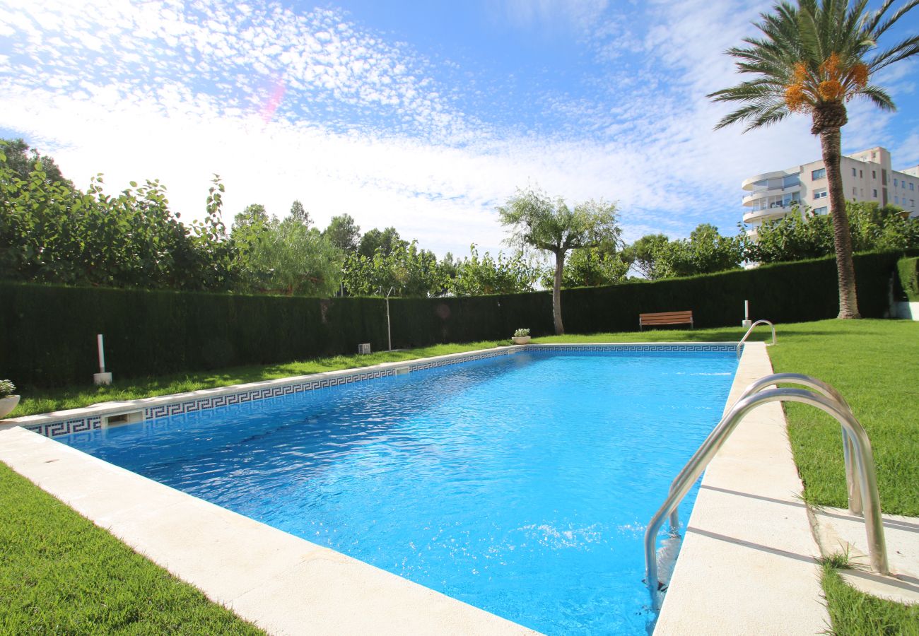 Piscina privada climatizada en Miami Playa