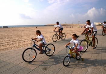 Balades à vélo le long de la côte