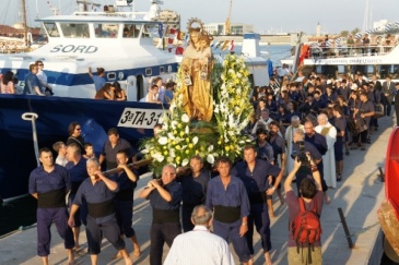 Virgen del Carmen en Tarragona