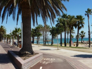 Photo de la promenade maritime de Cambrils