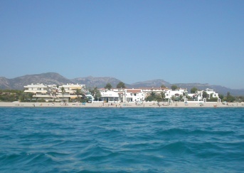 Urbanisation en première ligne de plage