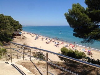 Stadtstrand der Costa Dorada