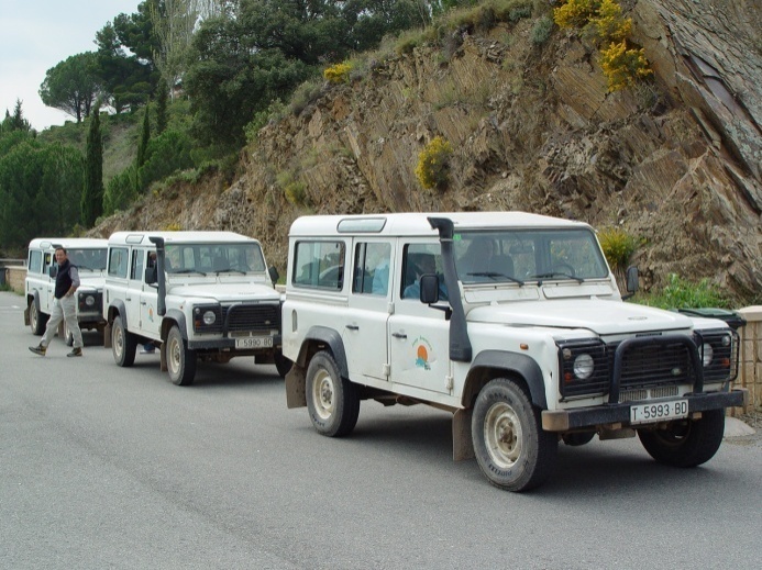 Ausflug im Geländewagen an der Costa Dorada