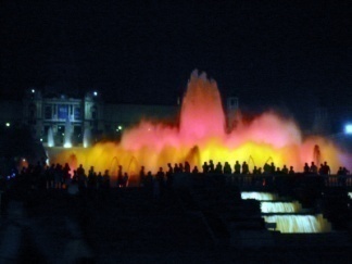 Fuentes de Montjuïc en Barcelona