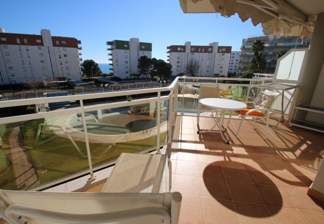 Holiday rental with sea views and pool on the Costa Dorada